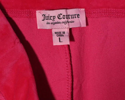 Juicy Couture Classic Mid Rise Comfort Hot Pink Trouser