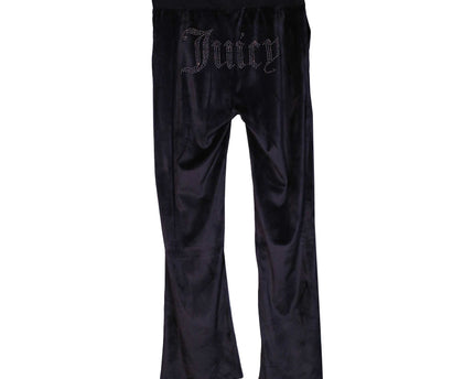 Juicy Couture Velour Sports Black Trouser