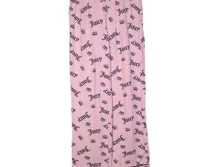 Juicy Couture JC Crown Logo Print Heather Pink Trouser