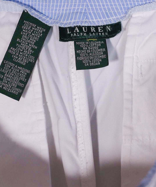 Ralph Lauren Cargo Pocket White Trouser