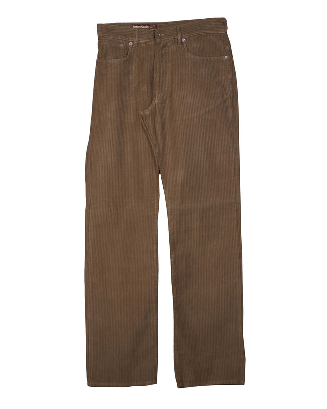 Marlboro Classics Brown Straight-Leg Corduroy Pants