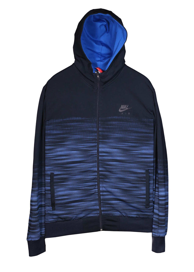 Nike Air Tech Knit Navy & Blue Full-Zip Hoodie Jacket