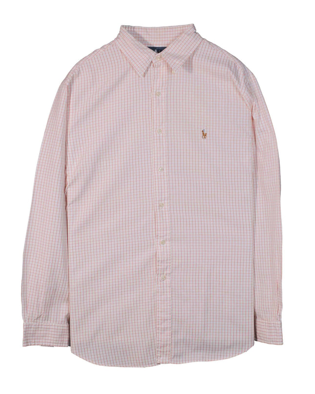 Ralph Lauren Check Classic Fit Cotton Button Down Shirt