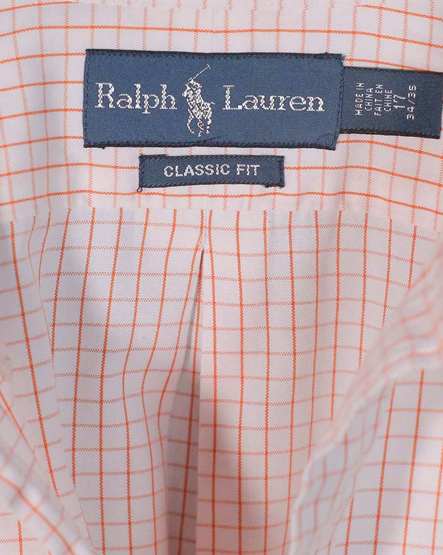Ralph Lauren Check Classic Fit Cotton Button Down Shirt