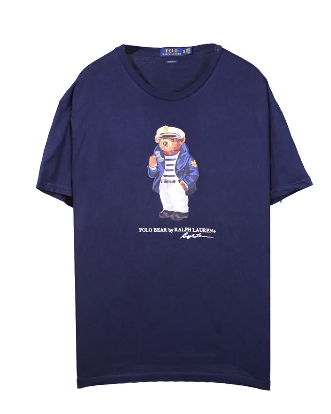 Ralph Lauren Bear Regular Fit in Navy Color T-Shirt - XL