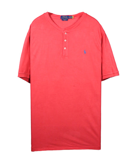 Ralph Lauren Featherweight Mesh Henley T-Shirt - XL