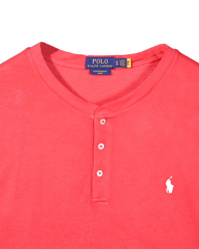 Ralph Lauren Featherweight Mesh Henley T-Shirt - XL
