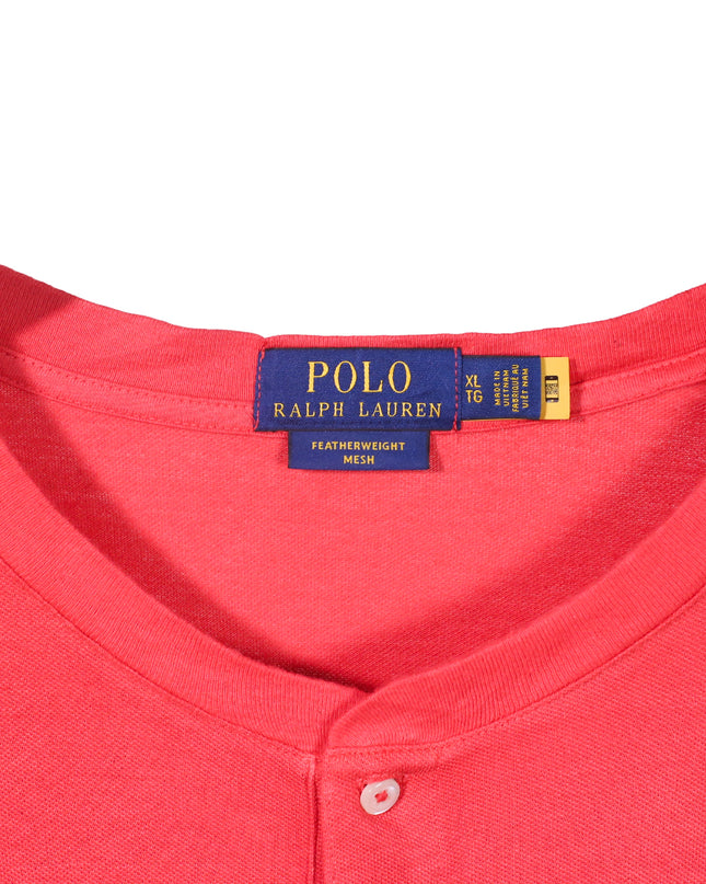 Ralph Lauren Featherweight Mesh Henley T-Shirt - XL