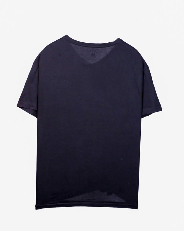Ralph Lauren V-Neck Black T-Shirt - XL