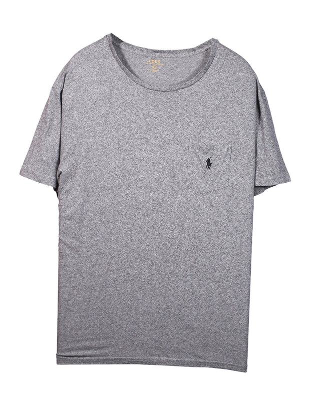 Ralph Lauren Crew Neck Short Sleeves Gray T-Shirt - XL