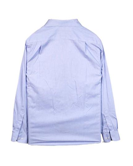 Tommy Hilfiger Slim Fit Non-Iron Light Blue Pinstripe Dress Shirt - M