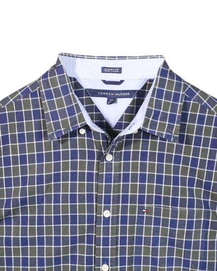 Tommy Hilfiger Classic Formal Plaid Button-Down Shirt - XL