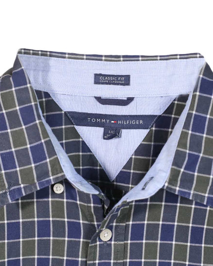 Tommy Hilfiger Classic Formal Plaid Button-Down Shirt - XL