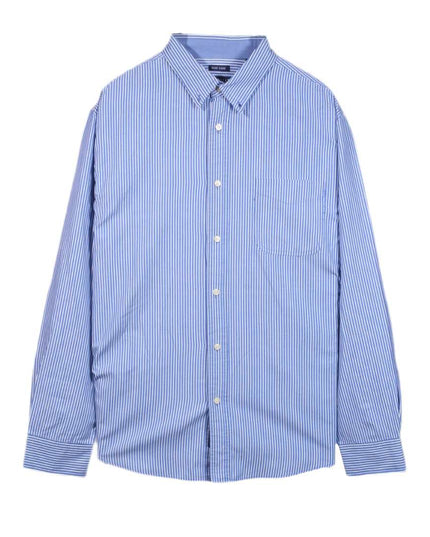 Chaps Blue Button Down Dress Shirt - XL