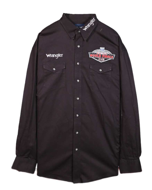 Wrangler Whiskey Rodeo Western Snap Shirt - XL