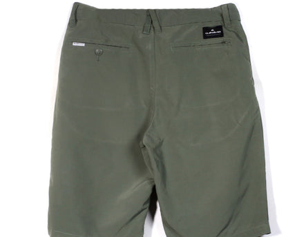 Quiksilver Green Flat Front Chino Short - XS | Waist: 19"