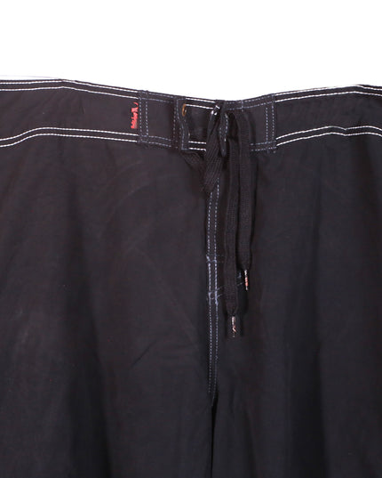 Quiksilver Black, Red & Grey Surf Board Shorts - XL  | Waist: 36"