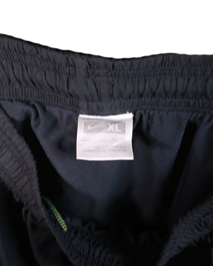 Nike Black with Orange Side Panels Running Shorts - M | Waist: 30"