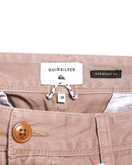 Quiksilver Straight Fit Khaki Casual Shorts - XL | Waist: 40"