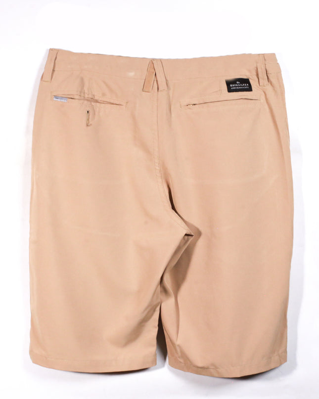 Quiksilver Amphibian Khaki 4-Way Stretch Hybrid Shorts  - M | Waist: 30"