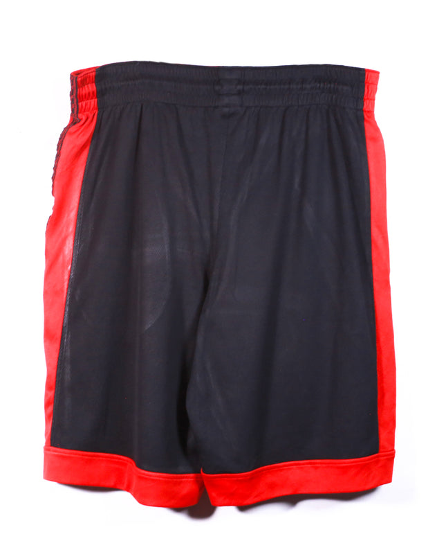 Adidas Black & Red Basketball Performance Shorts - XL | Waist: 34"