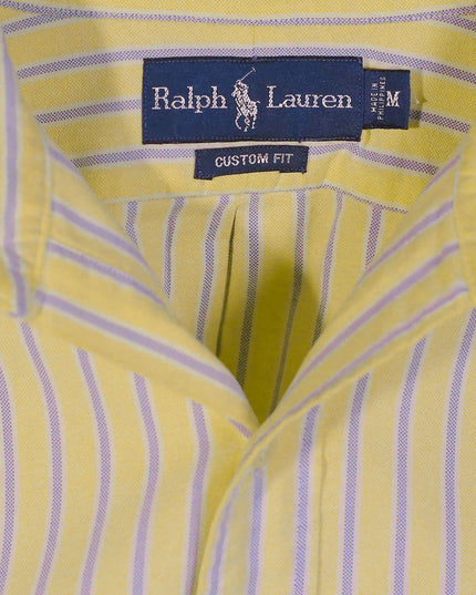 Ralph Lauren Striped Classic Fit Yellow Shirt