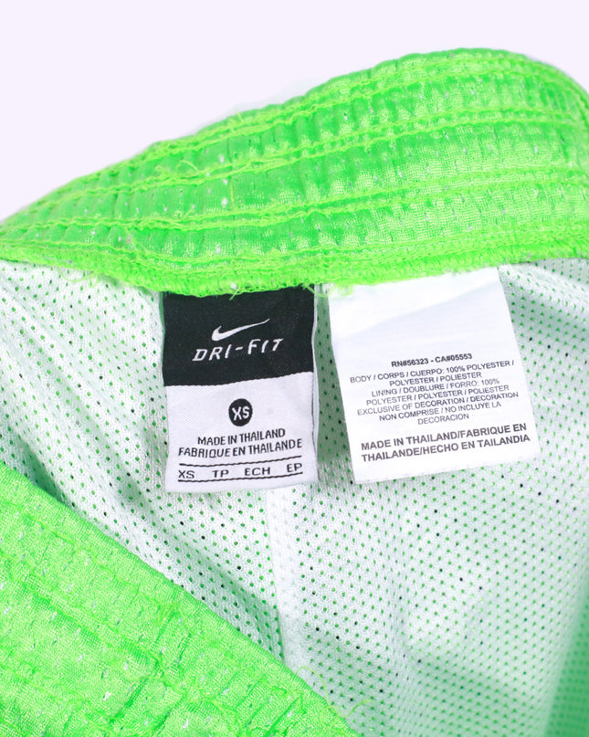 Nike Dri-FIT Neon Green Mesh Training Shorts - S | Waist: 28"