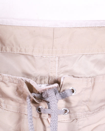 Billabong Check Linen Short - L | Waist: 34"