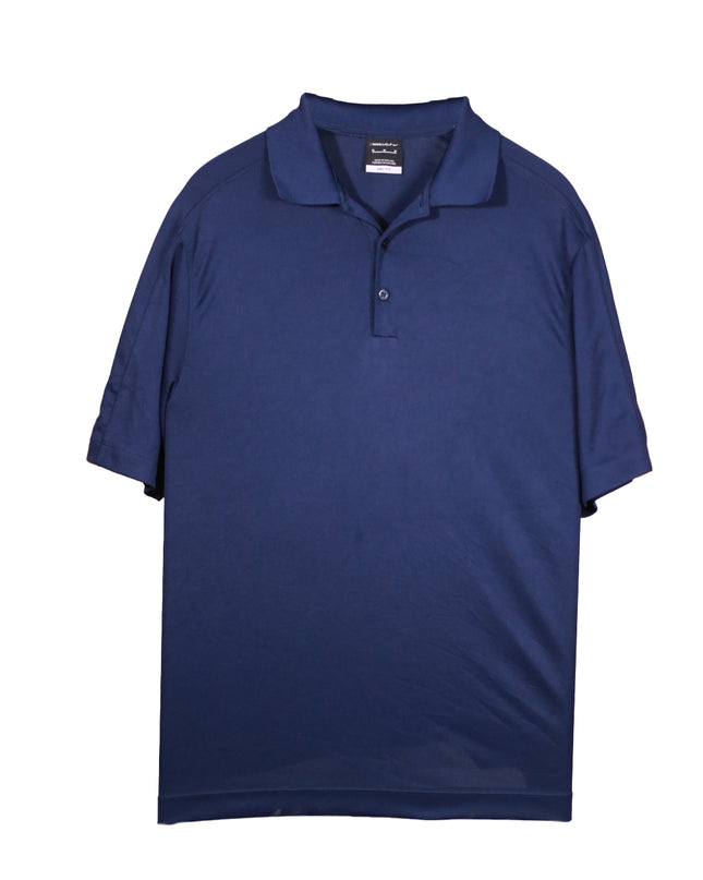 Nike Golf Dri-FIT Navy Blue Performance Polo Shirt - L