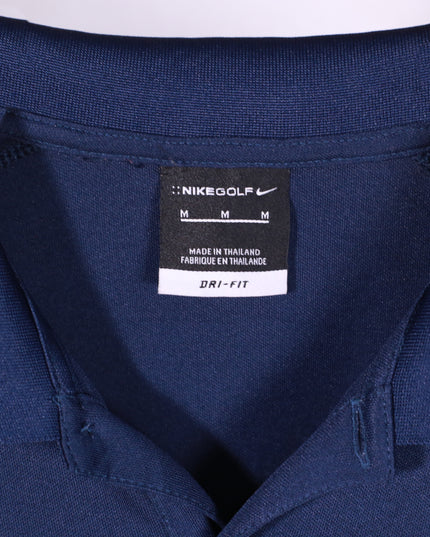 Nike Golf Dri-FIT Navy Blue Performance Polo Shirt - L