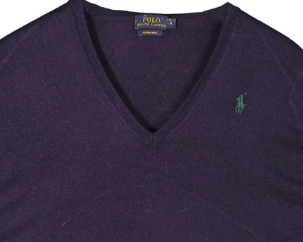Ralph Lauren Long Sleeve Pima V-Neck Cotton Sweater