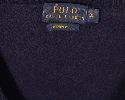 Ralph Lauren Long Sleeve Pima V-Neck Cotton Sweater