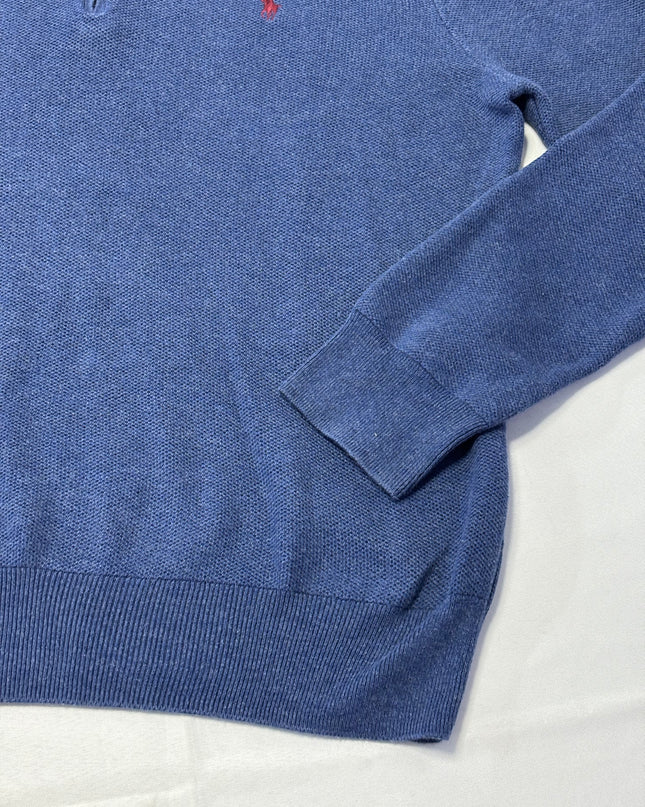Ralph Lauren Pima Cotton Quarter-Zip Sweater