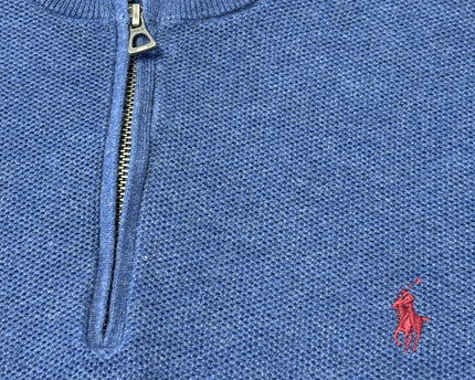 Ralph Lauren Pima Cotton Quarter-Zip Sweater