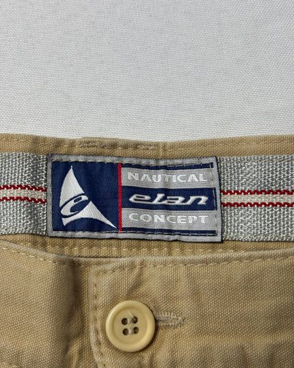 Elan Nautical Concept Tan Cargo Shorts