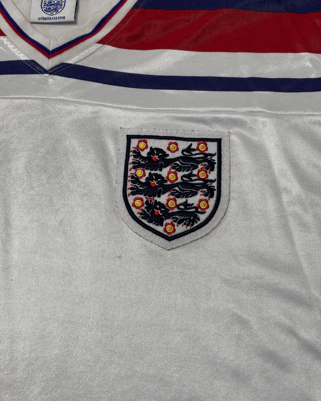 Score Draw England 1982 Retro White Football Jersey