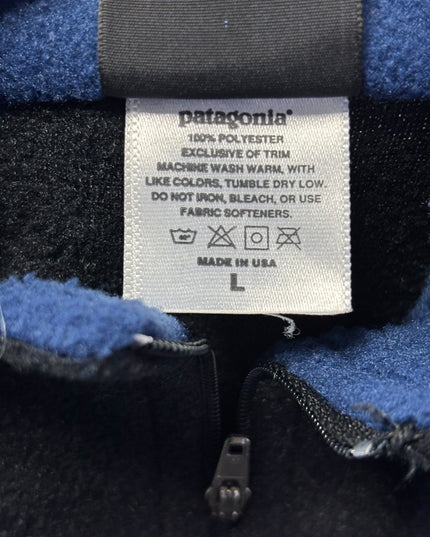 Patagonia Black Capilene 1/4 Zip Fleece Sweatshirt