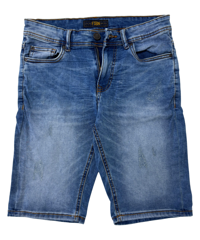 FSBN Blue Wash Slim Fit Denim Jeans Shorts