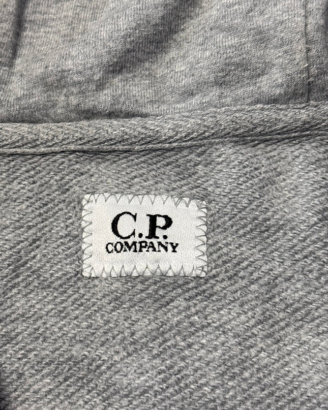 C.P. Company Grey Goggle Zip Hoodie