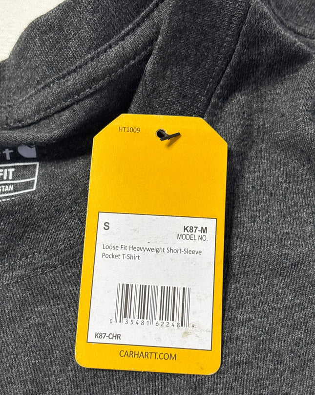 Carhartt Charcoal Logo Loose Fit T-Shirt | NWT