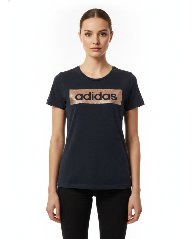 Adidas Navy Logo T-Shirt