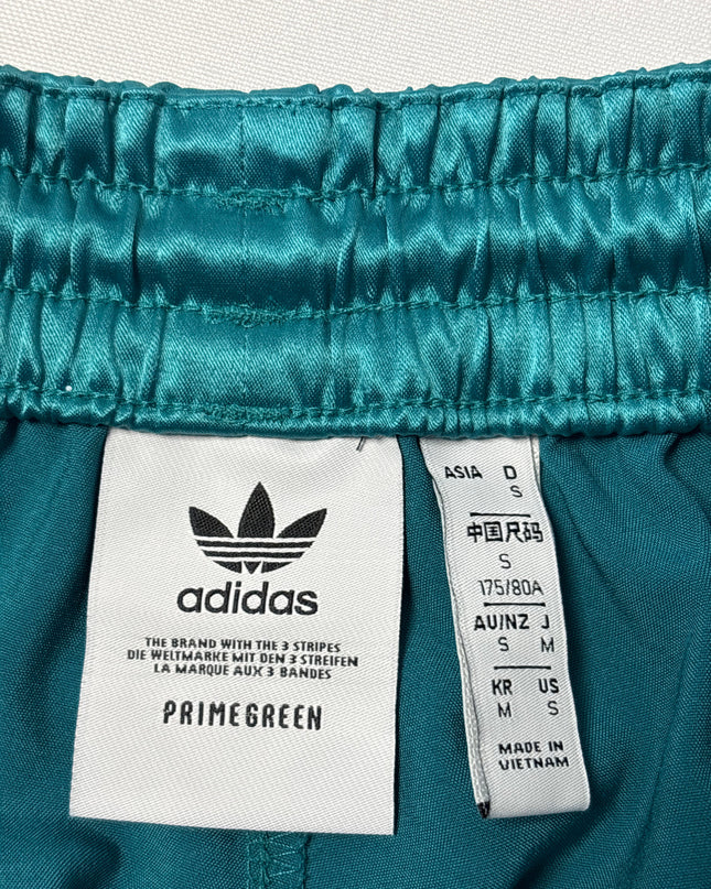 Adidas Teal Trefoil Three Stripes Shorts