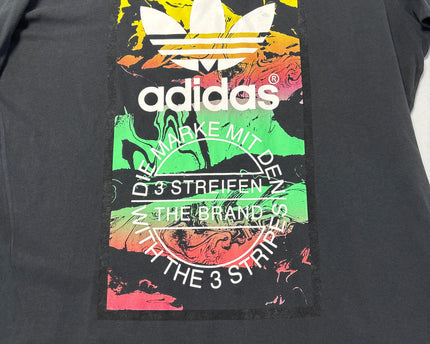 Adidas Black Trefoil Graphic T-Shirt
