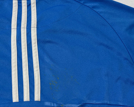 Adidas Blue Three Stripes Sports T-Shirt