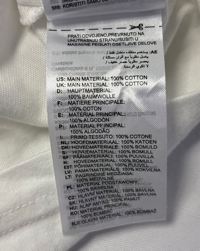 Adidas White Logo T-Shirt