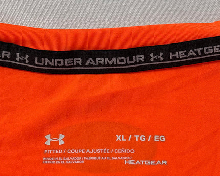 Under Armour Orange Logo Sports T-Shirt
