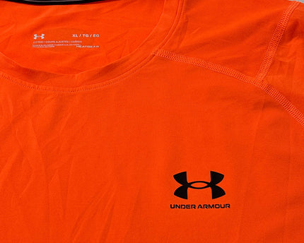 Under Armour Orange Logo Sports T-Shirt