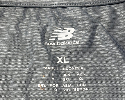 New Balance Gray Logo Sports T-Shirt