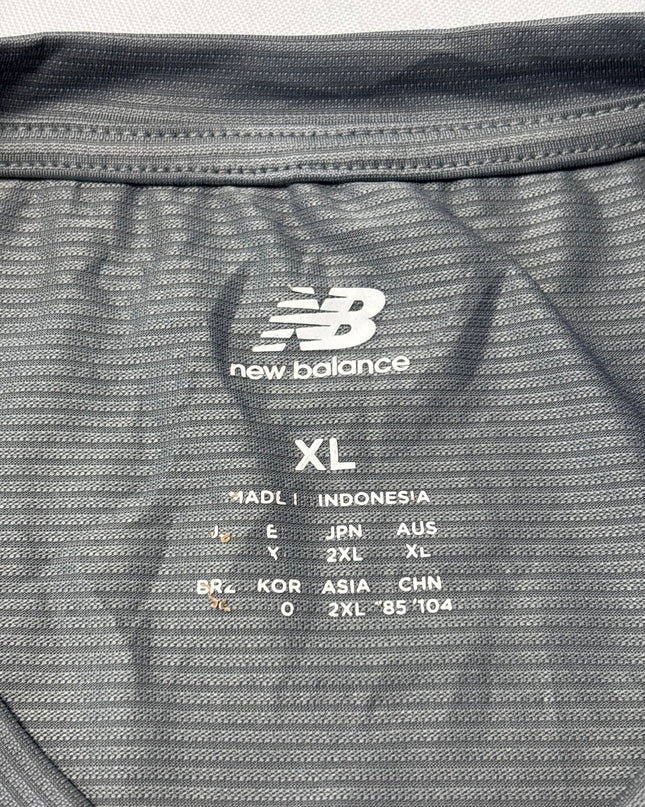 New Balance Gray Logo Sports T-Shirt