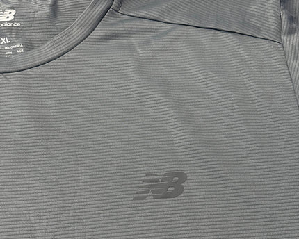 New Balance Gray Logo Sports T-Shirt